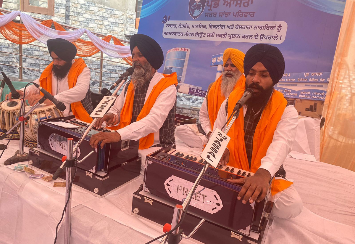 ਪ੍ਰਭ ਆਸਰਾ ਸੰਸਥਾ ਵੱਲੋਂ ਝੰਜੇੜੀ ਵਿਖੇ ਗੁਰਮਤਿ ਸਮਾਗਮ ਕਰਵਾਇਆ